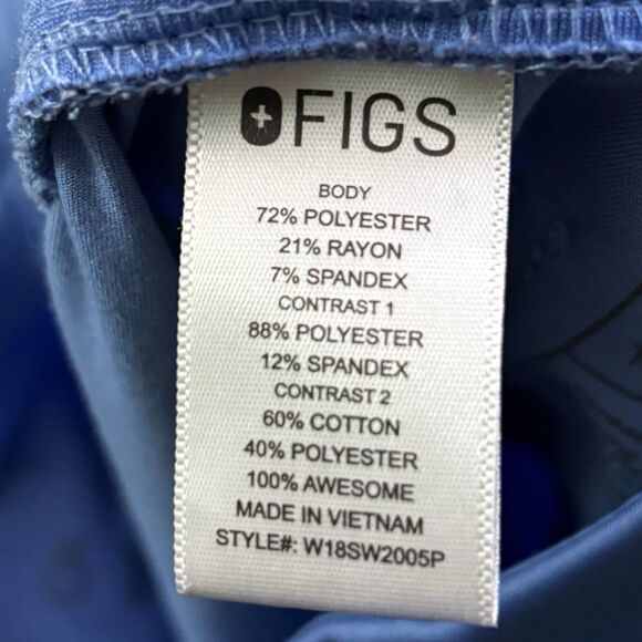 FIGS Technical Collection Scrubs Pants Women's Size XS/P PO# 1683 Graphite - Picture 7 of 11